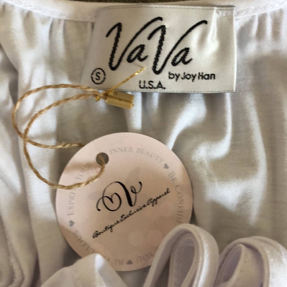 NWT Made In USA White VaVa dress Size S - Picture 6 of 8
